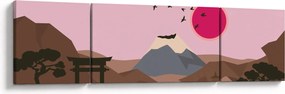 Obraz - Japonia N⁰2 (170x50 cm)