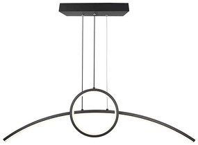 LED Żyrandol na lince LED/30W/230V 4000K 88 cm czarny