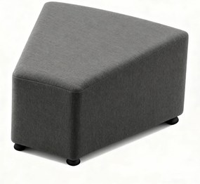 Siedzisko LEA, trójkąt, ciemnoszara