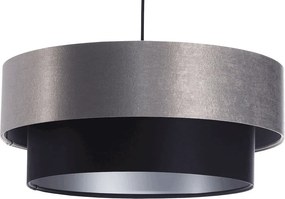 Szaro-czarna podwójna lampa wisząca - S414 K8-C19