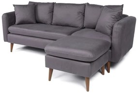 Szara sofa 215 cm Sofia – Balcab Home