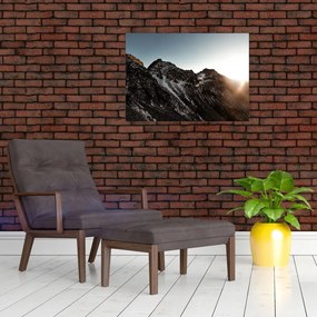 Obraz skalistego pasma górskiego (70x50 cm)
