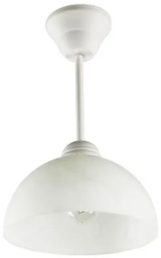 Klasyczna lampa wisząca E501-Cyrkonix - biały