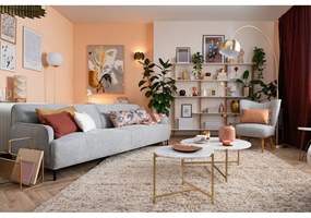 Kremowy dywan Think Rugs Vista, ø 133 cm