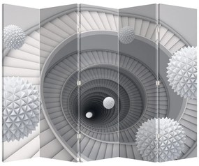 Parawan - Abstrakcja 3D (210x170 cm)