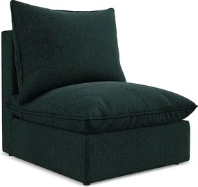 Moduł - z tkaniny welwetowej - szaro-zielony - MANAO