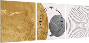 Obraz - Rustykalne łuki N⁰4 (z zegarem) (90x30 cm)