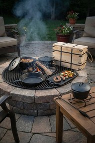 Zestaw 9 naczyń żeliwnych do grillowania M6-S58