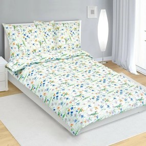 Bellatex Bawełniana pościel Kvítí, 140 x 200 cm,70 x 90 cm
