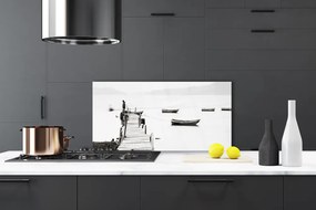 Szkło Ozdobne do Kuchni Przystań Łodzi pod Mostem