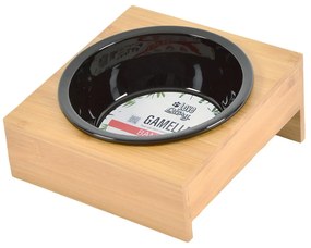 Bambusowa miska ze stojakiem dla psów ø 16 cm – Love Story