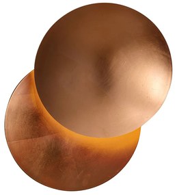 Nowoczesny Kinkiet / Lampa scienna miedziany 34,5 cm 2-źródła światła - Sunrise Nowoczesny Oswietlenie wewnetrzne