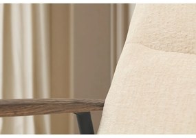 Beżowy fotel Dunia – Marckeric