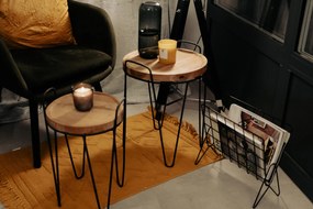 Gazetnik metalowy na czasopisma