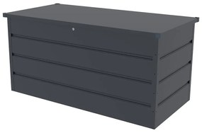 Antracytowa skrzynia ogrodowa Max F – Rojaplast
