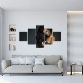Obraz - Portret uwodzicielskiej kobiety (125x70 cm)