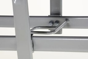 Stół ogrodowy szklany Garth 150 x 89 x 72 cm