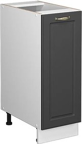 Szafka apteczna antracytowo-złoty 30x51.6x82 fame-line