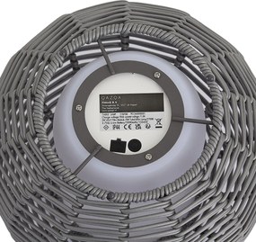 Zewnętrzna lampa stołowa ciemnoszara 25 cm z możliwością ładowania LED przez USB-C IP44 - Oli