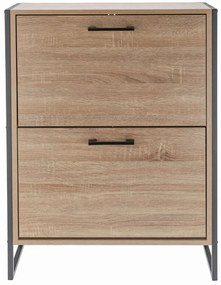 Dwukomorowa szafka na buty w stylu loft - Tamil 4X