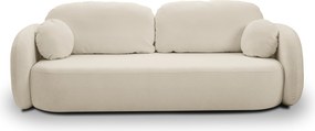 Masseno Sofa AMICO z funkcją spania i pojemnikiem na pościel - Kremowy - SICURO 55