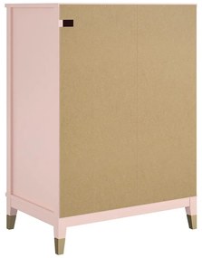 Różowa komoda CosmoLiving by Cosmopolitan Westerleigh, 75x106 cm