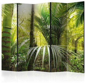 Parawan dwustronny Pejzaże 225x172 cm 5-częściowy zielony ARTGEIST B