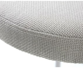 Kremowy metalowy stołek Pelican – Unique Furniture