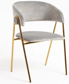 Krzeso Mihu w kolorze zotym, aksamitne