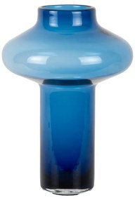 Niebieski szklany wazon (wysokość 37 cm) Asombroso – PT LIVING