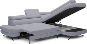 Narożnik OTIS L Prawostronny Regulowane Zagłówki wolnostojący tkanina AURORA 16 WERSAL