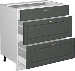 Szafka dolna do kuchni green gold country 80x60x82 fame-line