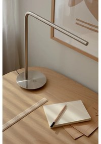Metalowa lampa stołowa LED w kolorze srebra ze ściemniaczem (wysokość 46 cm) Omni Table – UMAGE
