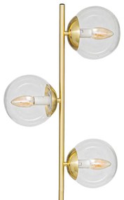 Lampa podłogowa złote kule COL, wys.162 cm
