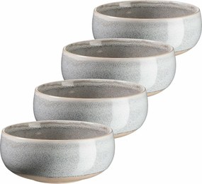 Mäser Zestaw 4 misek do zupy AQUATA – 14 cm, szary