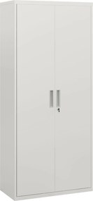 Szafka na dokumenty HOMCOM, biurowa, 5 półek, metal, 80 szer. x 40 gł. x 180 wys. cm, Biała