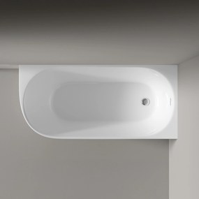 Wanna wolnostojąca przyścienna oszczędzająca miejsce NORA CORNER