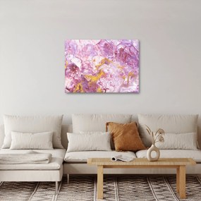Obraz - Różwa abstrakcja (70x50 cm)