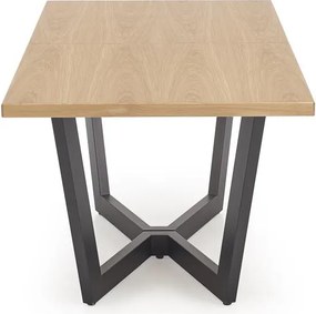 Rozkładany stół w stylu industrialnym Massive 2 Halmar dąb naturalny