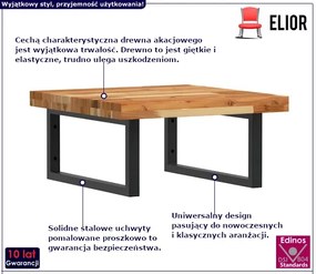 Półka pod umywalkę drewno  akacjowe - Siro