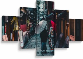Obraz - Spacer po Tokio (125x70 cm)