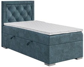 Pojedyncze łóżko boxspring 80x200 Flores - 32 kolory