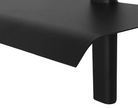 Czarna metalowa półka 28 cm Hola – Spinder Design