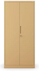 Szafa na dokumenty biurowa metalowa beżowa: Fresh Style JAN H, 900 x 1950 x 400 mm