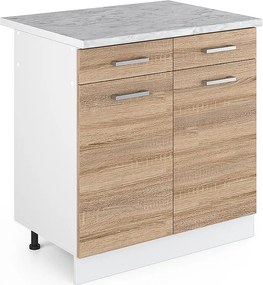 Szafka dolna do kuchni sonoma 80x60x81.6 r-line