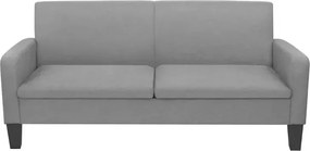 Jasnoszara 3 osobowa sofa do salonu C4-N17