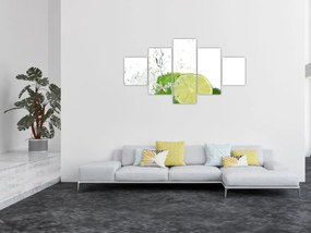 Obraz - Soczyste cytryny (125x70 cm)
