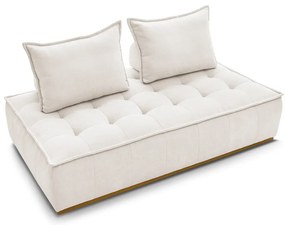 Biała sofa z materiału bouclé 175 cm Elisa – Bobochic Paris