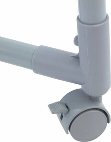 Wenko Regulowany metalowy stojak na kółkach