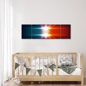 Abstrakcyjny obraz aktywnego ładunku (170x50 cm)